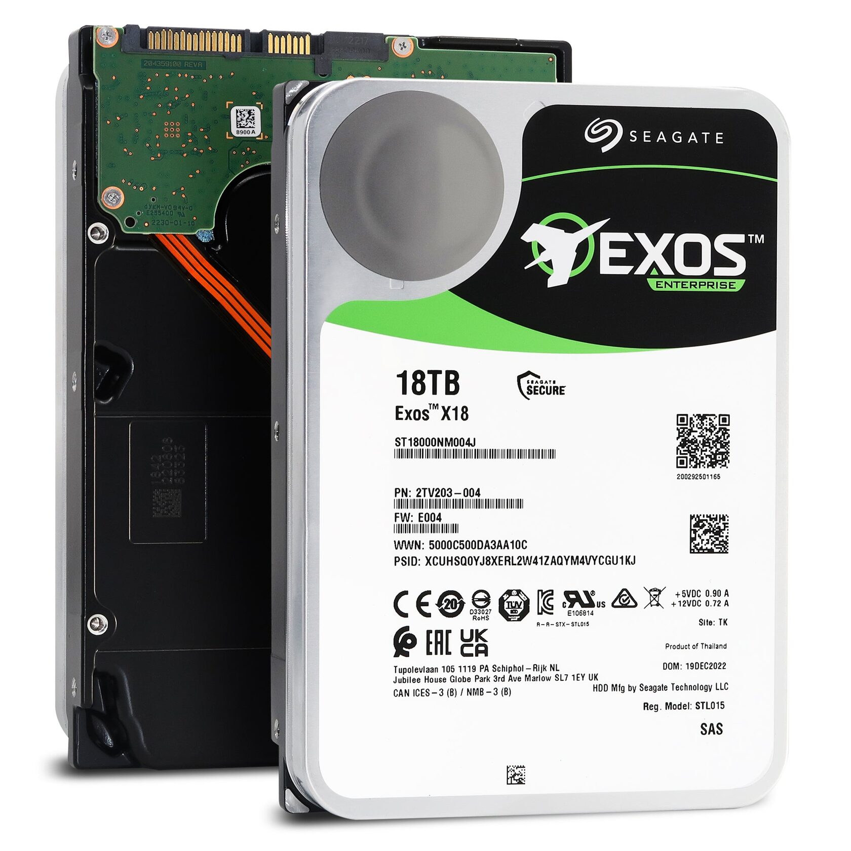 Жесткий диск Seagate 18TB SAS 12Gb/s ST18000NM004J