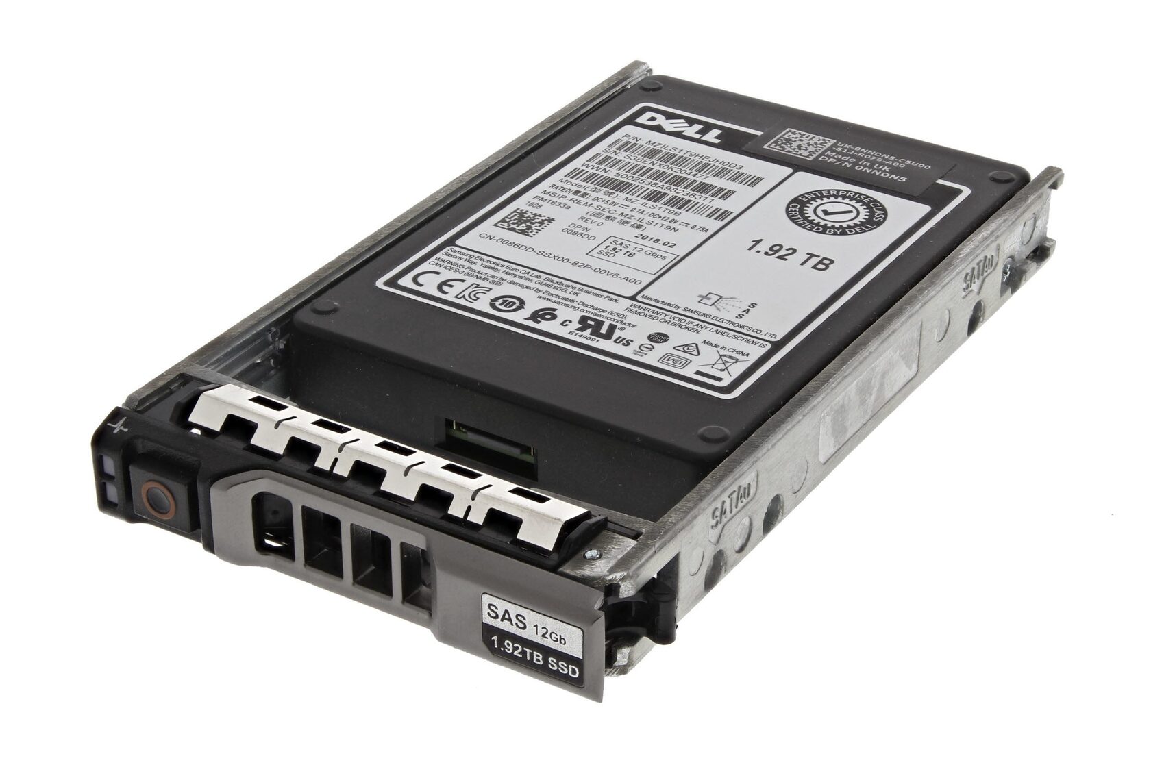 Накопитель SSD Dell 1.92TB 12G 2.5 SAS, 086DD