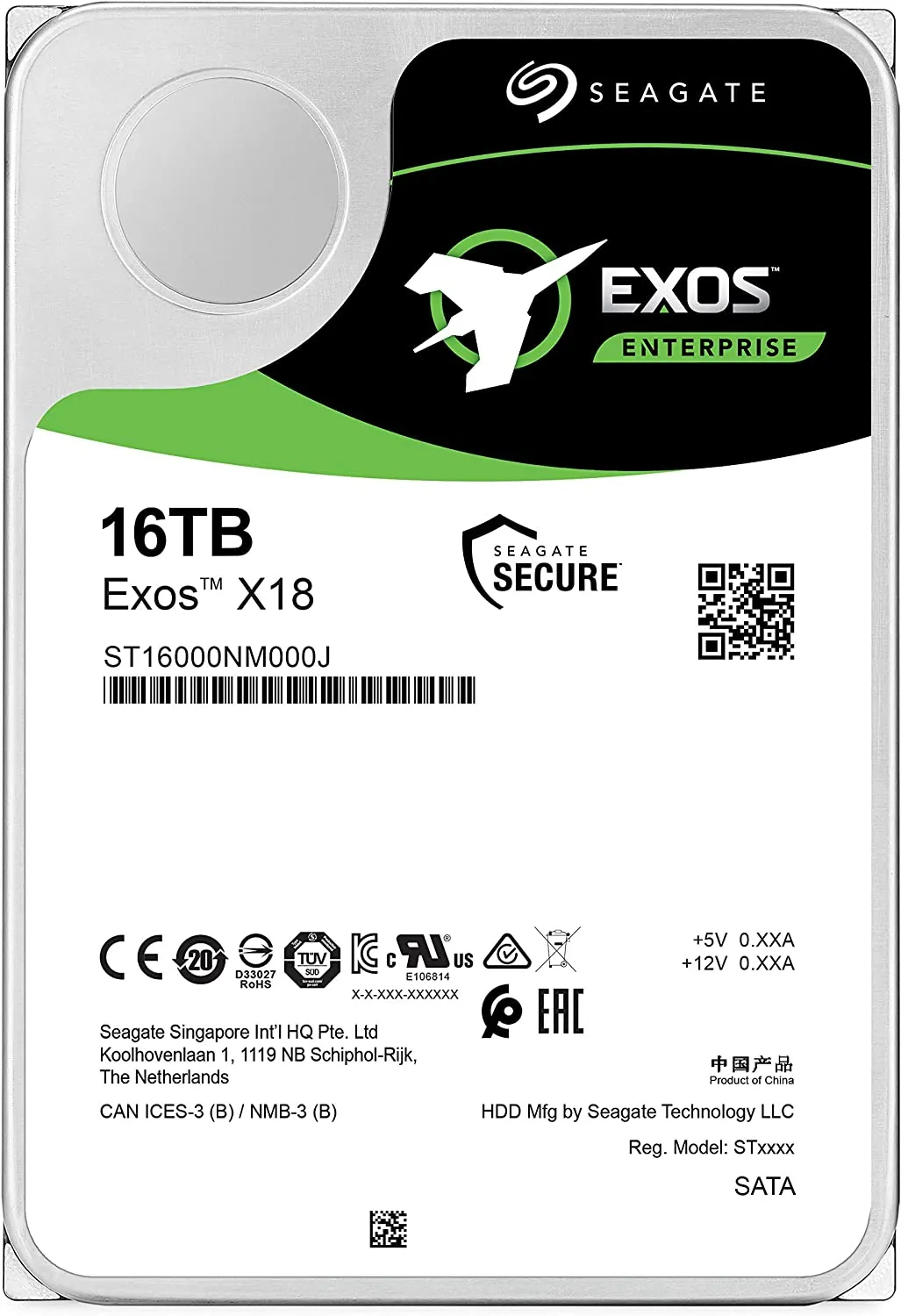 Жесткий диск Seagate 16TB SATA 6Gb/s ST16000NM000J