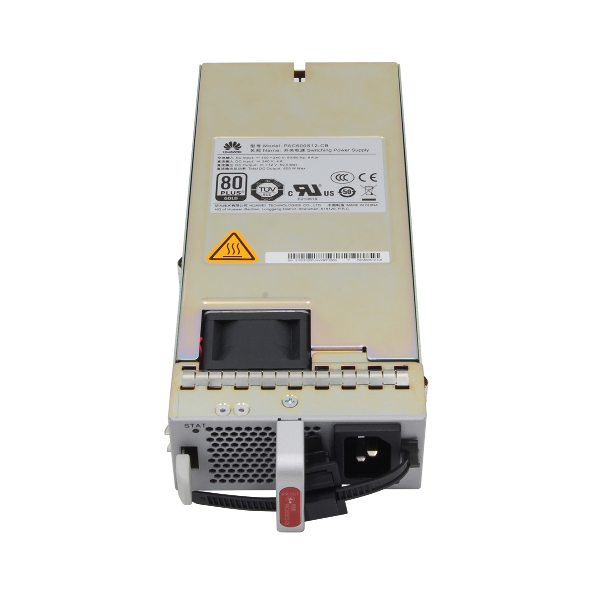 Блок питания Huawei 600W PAC600S12-CB, 02312FFU