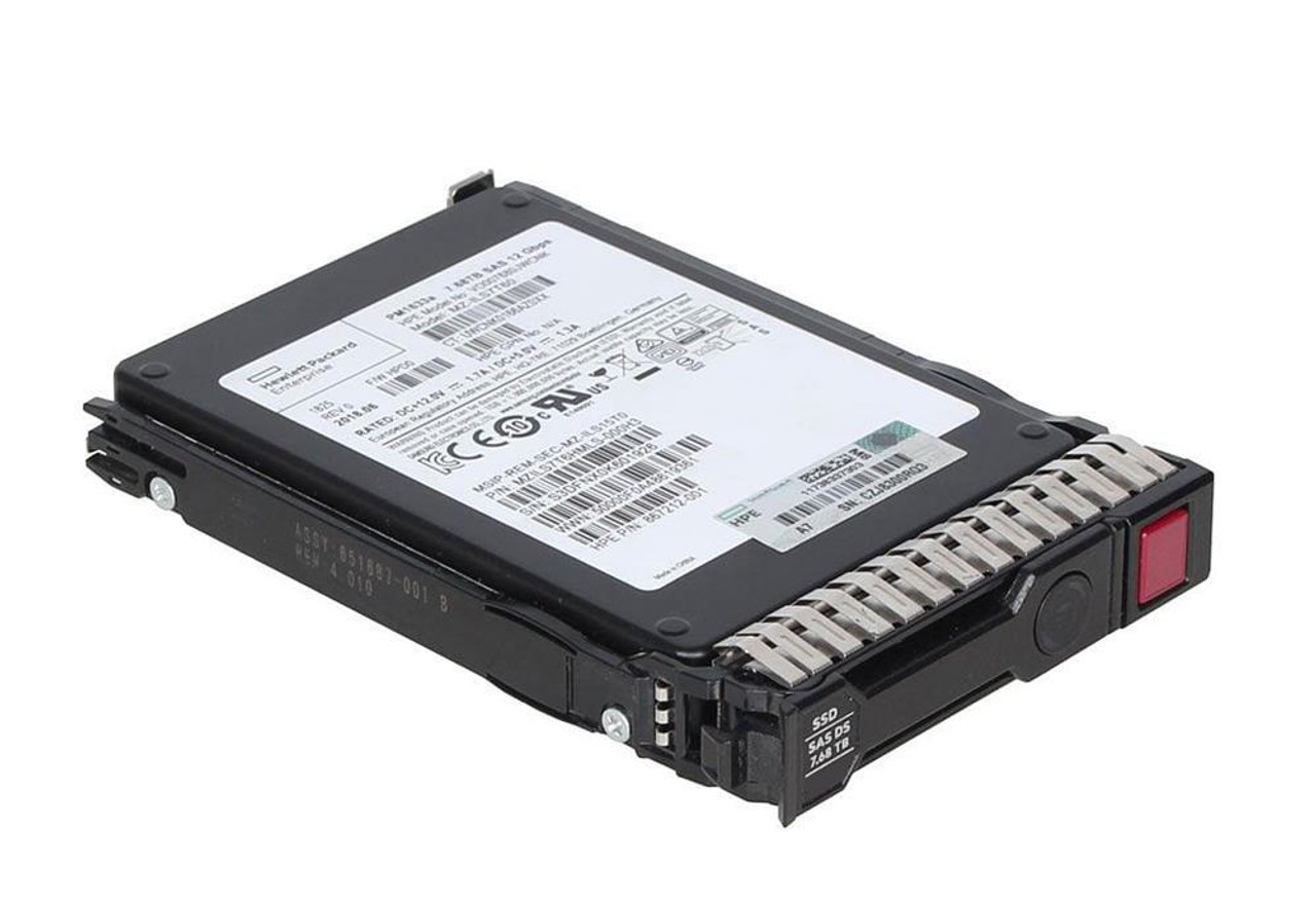SSD накопитель HPE 7.68TB 6G SATA SFF SC SSD, P04482-B21
