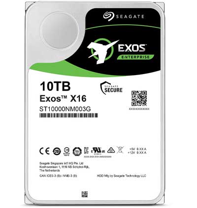 Жёсткий диск Seagate Exos X16 10 ТБ SATA SED ST10000NM003G