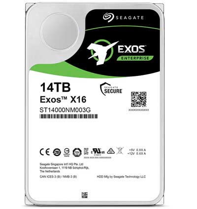 Жёсткий диск Seagate Exos X16 14 ТБ SATA SED ST14000NM003G
