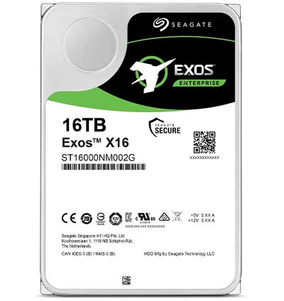 Жёсткий диск Seagate Exos X16 16 ТБ SAS Standard ST16000NM002G
