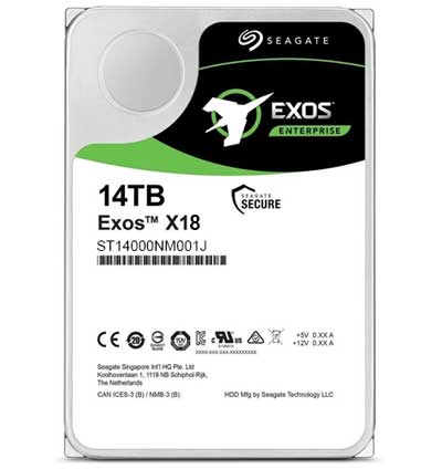 Жёсткий диск Seagate Exos X18 14 ТБ SATA SED ST14000NM001J