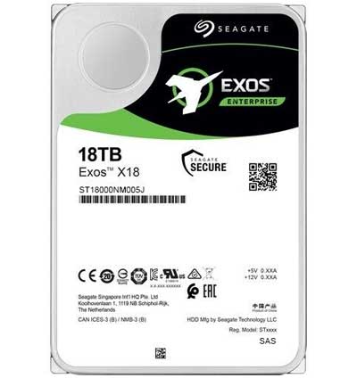 Жёсткий диск Seagate Exos X18 18 ТБ SAS SED ST18000NM005J